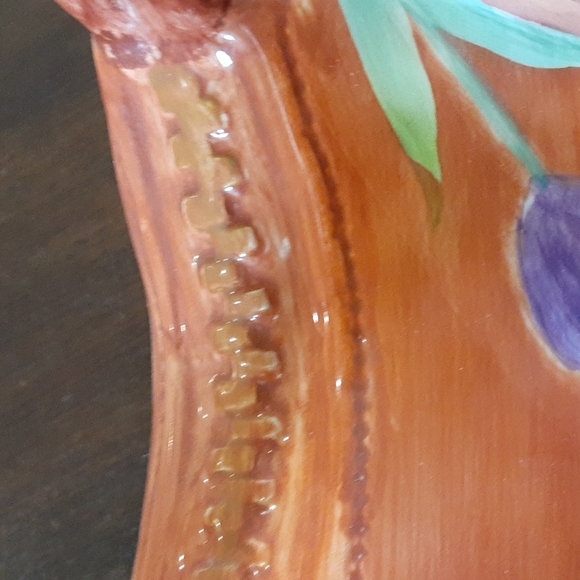 Cookie Jar Ceramic with Purple Irises - Picture 10 of 14